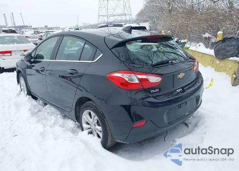 2019 Chevrolet Cruze Lt z USA, uszkodzony, nr VIN 3G1BE6SM7KS554105